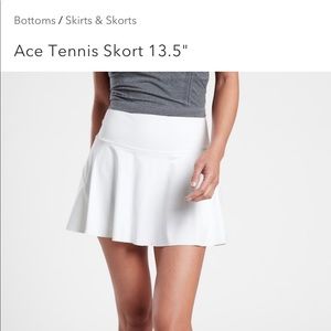 Athleta ace tennis skort 13.5